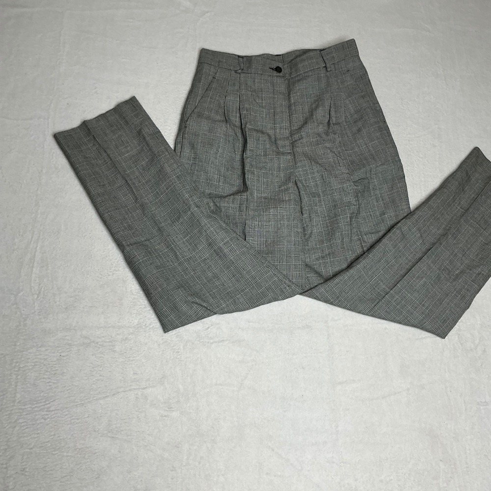 NWT Pendleton Women's Plaid Wool Petite Dress Pants Size 6 Vintage - Picture 3 of 6